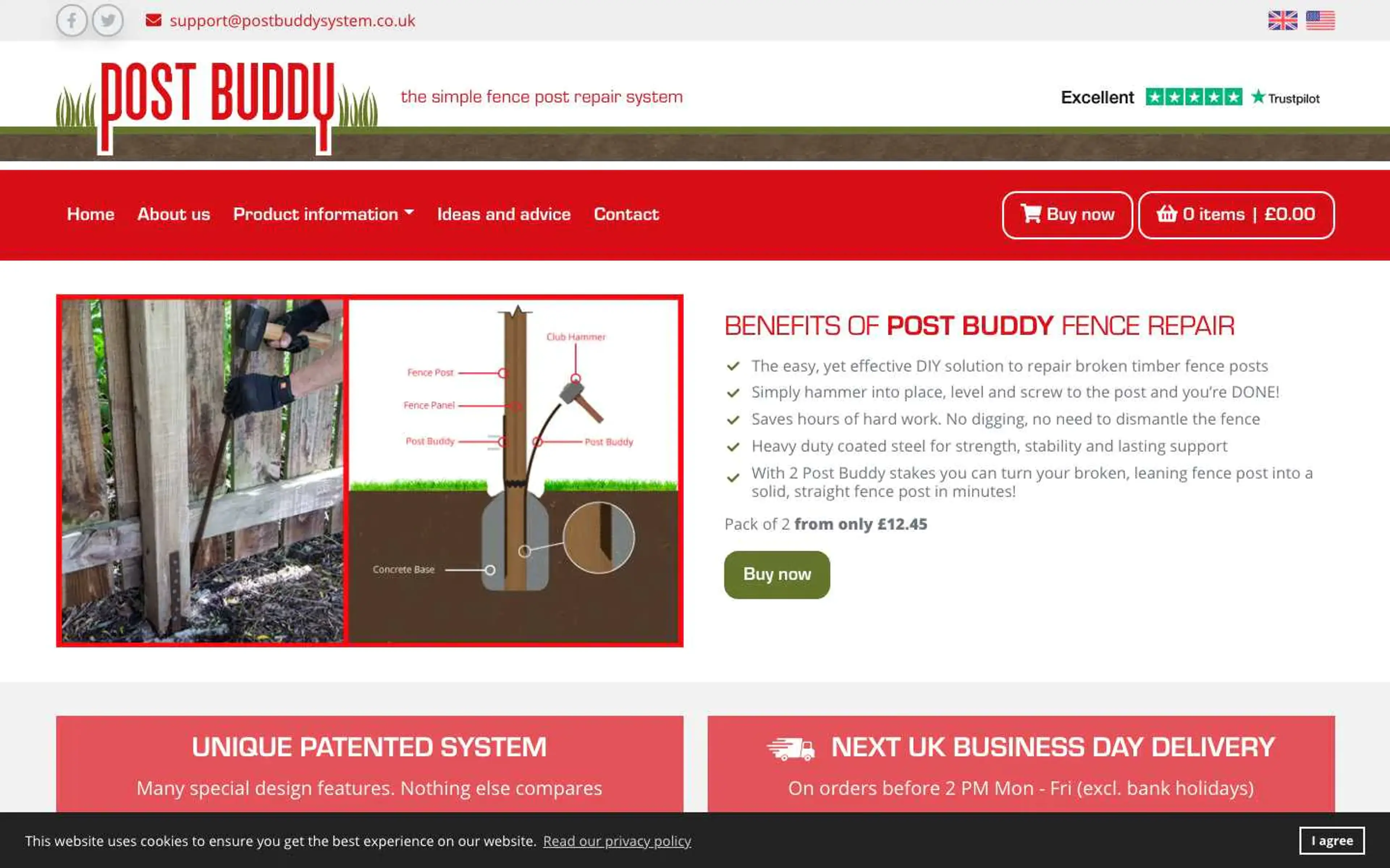 Recent project we worked on for Post Buddy System