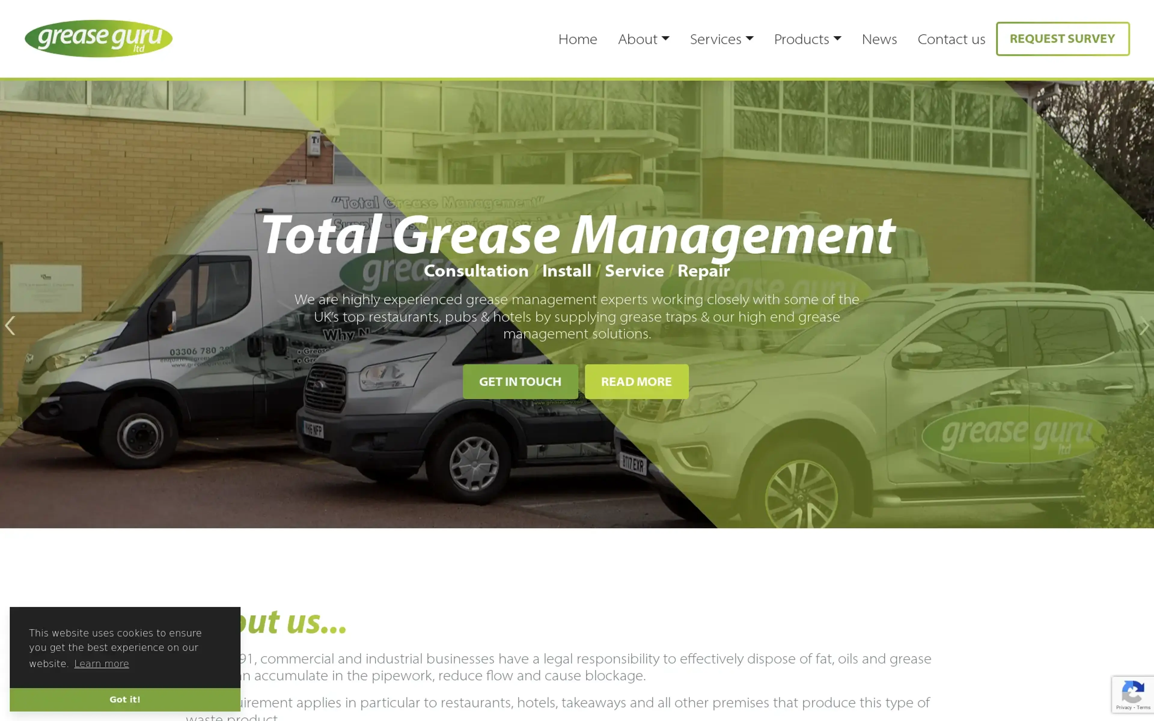 Recent project we worked on for Grease Guru