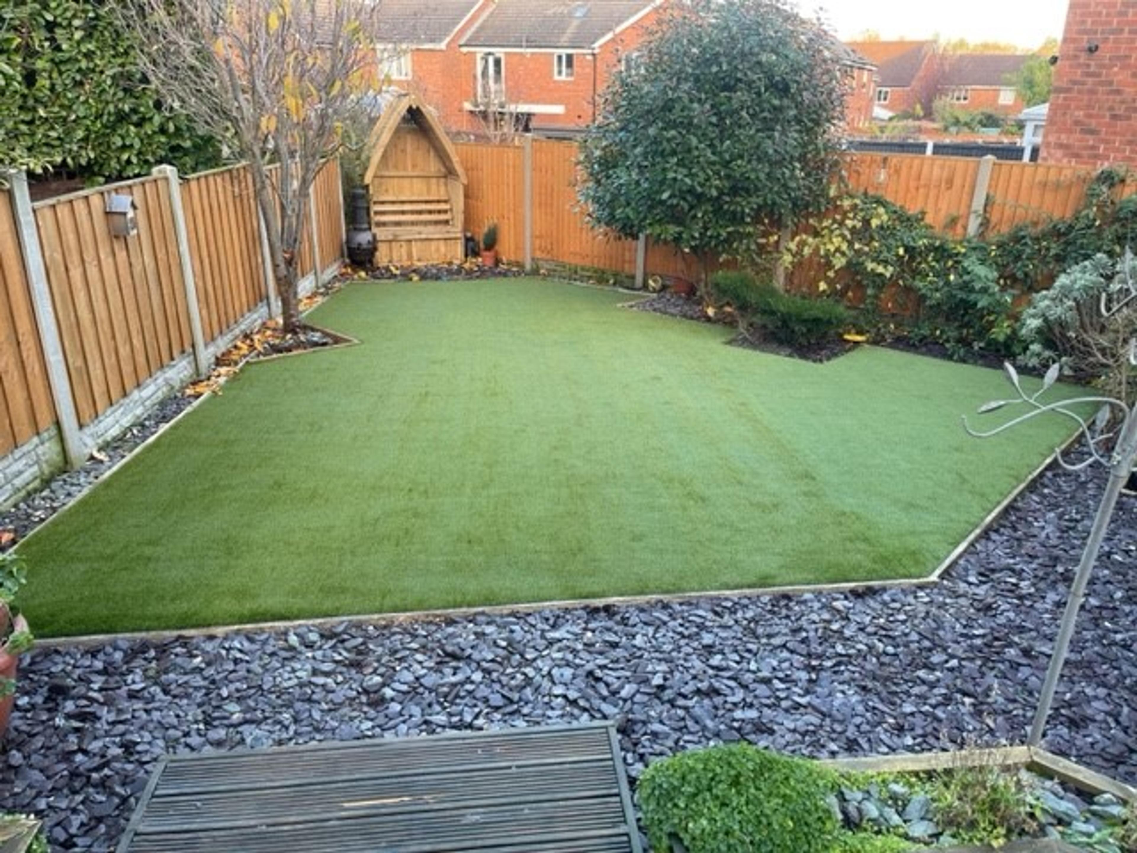 Artificial grass install Renishaw, S21, South Yorkshire